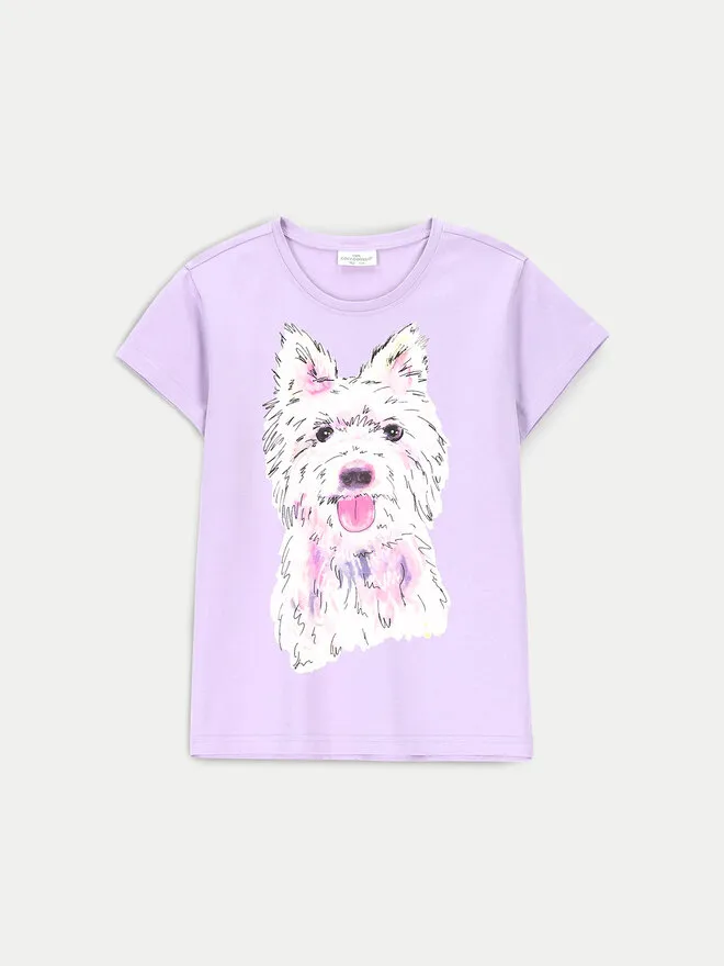 Coccodrillo T-Shirt · Μωβ