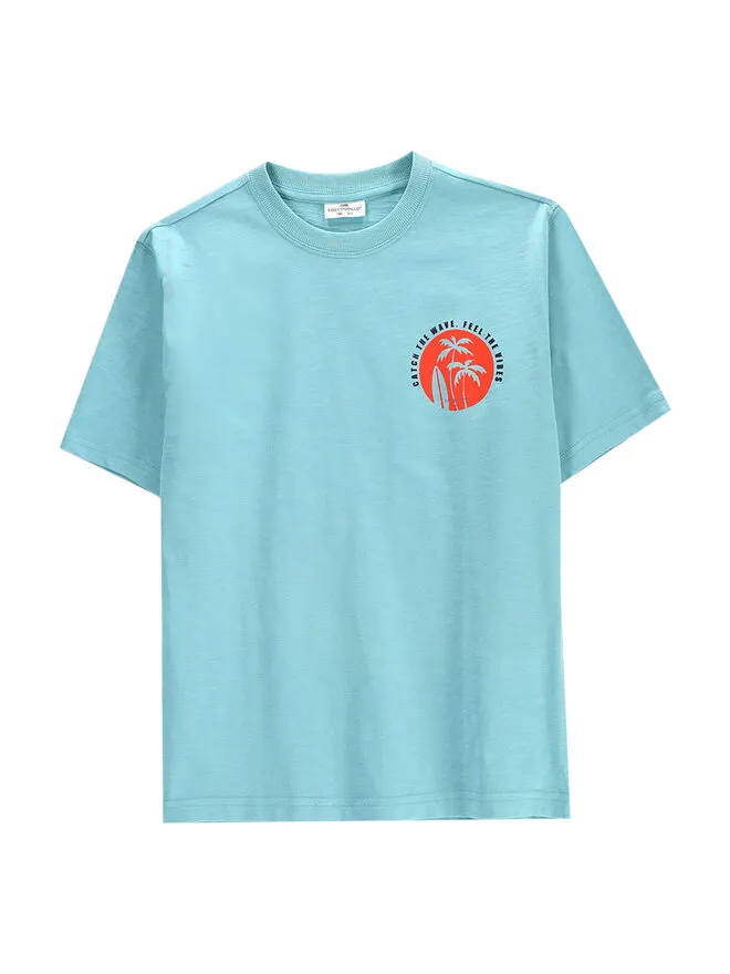 Coccodrillo T-Shirt · Μπλε