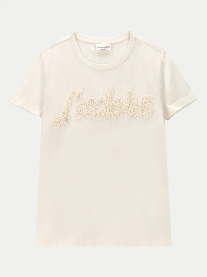 Coccodrillo T-Shirt · Εκρού