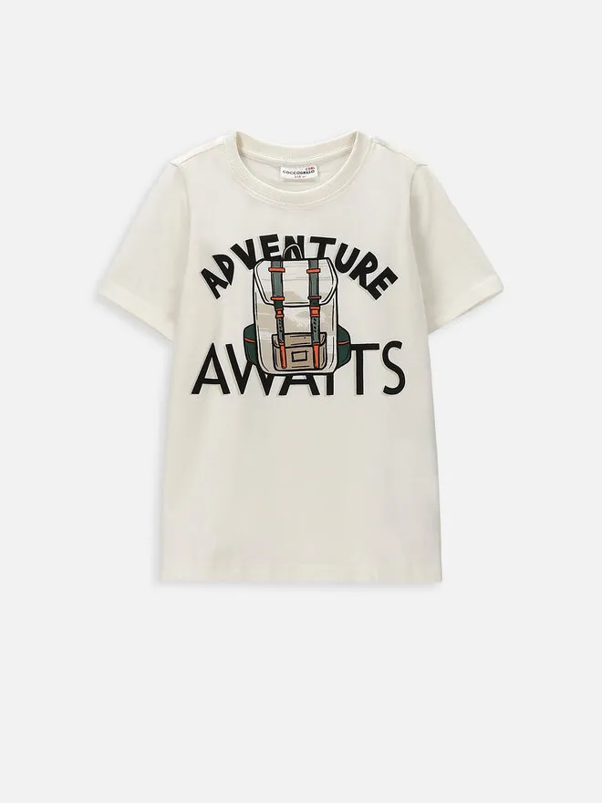 Coccodrillo T-Shirt · Εκρού