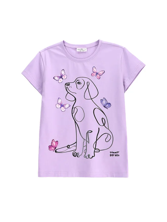 Coccodrillo T-Shirt · Μωβ