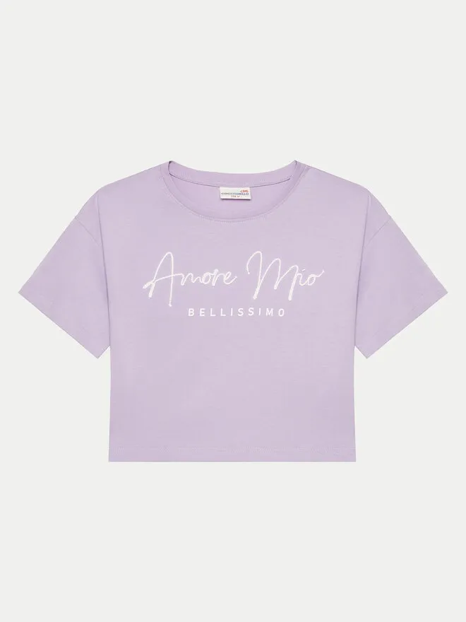 Coccodrillo T-Shirt · Μωβ