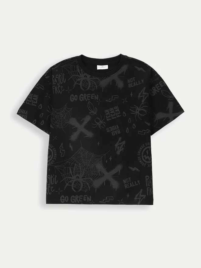 Coccodrillo T-Shirt · Μαύρο