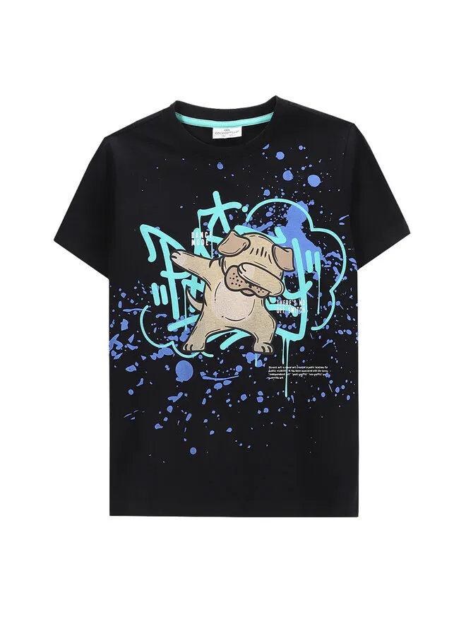 Coccodrillo T-Shirt · Μαύρο