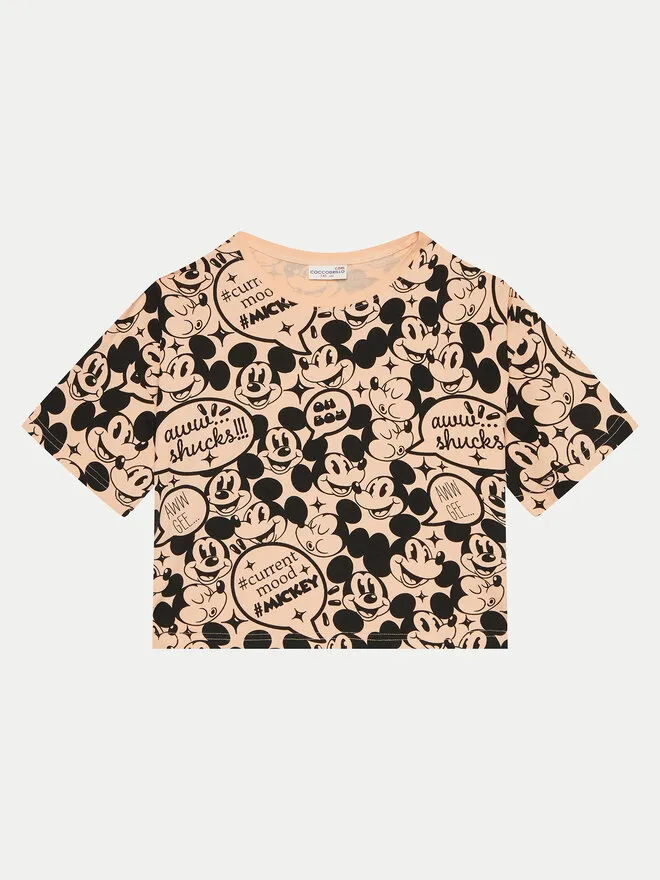 Coccodrillo T-Shirt · Μίκυ Μάους · Ροζ