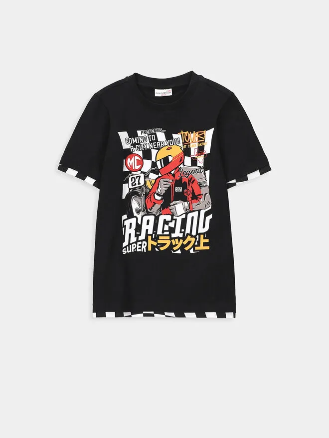 Coccodrillo T-Shirt · Μαύρο