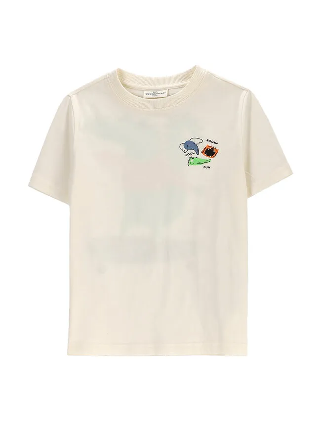 Coccodrillo T-Shirt · Μπεζ