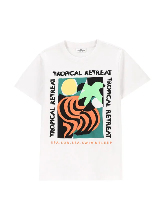 Coccodrillo T-Shirt · Λευκό