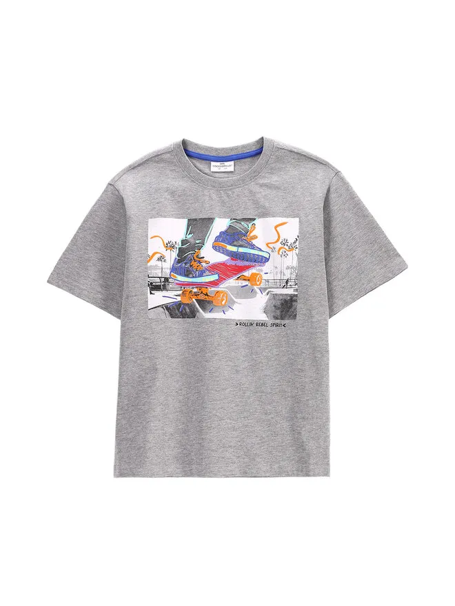 Coccodrillo T-Shirt · Γκρι