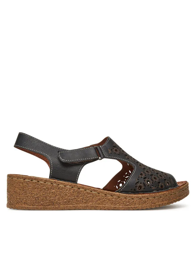 Comfortabel Σανδάλια · Μαύρο · 4 cm