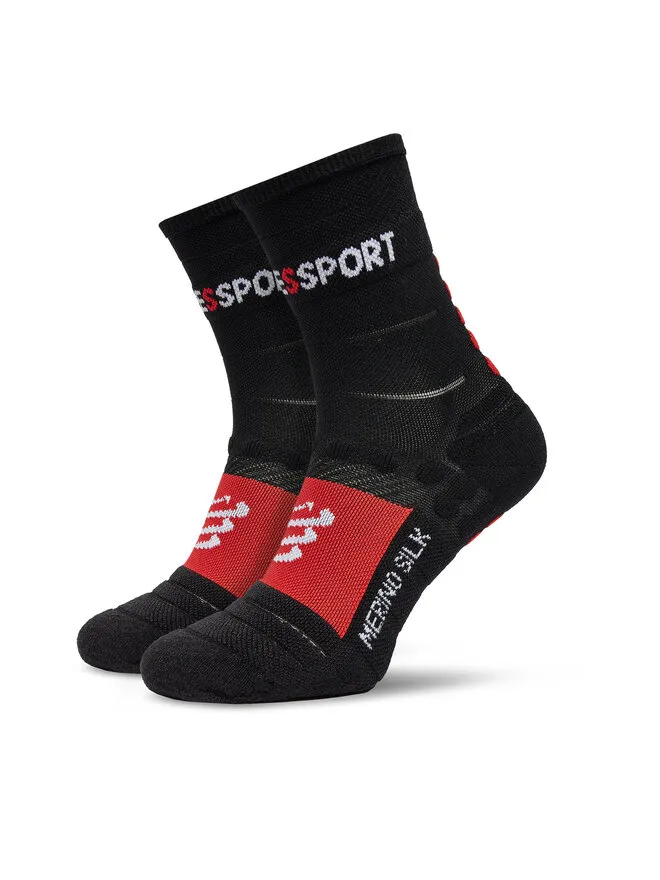 Compressport Κάλτσες Ψηλές Unisex · Μαύρο