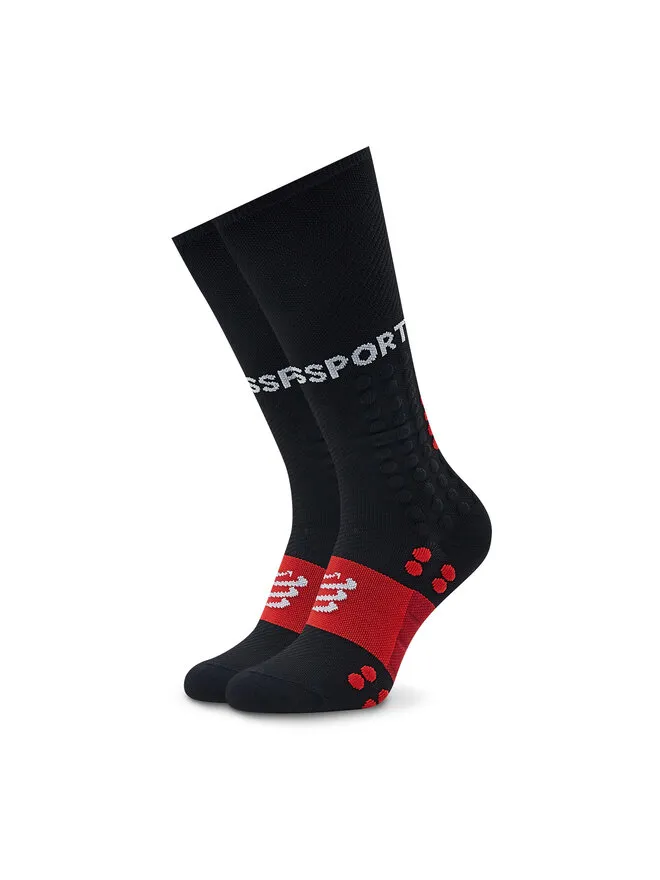 Compressport Κάλτσες Ψηλές Unisex · Μαύρο