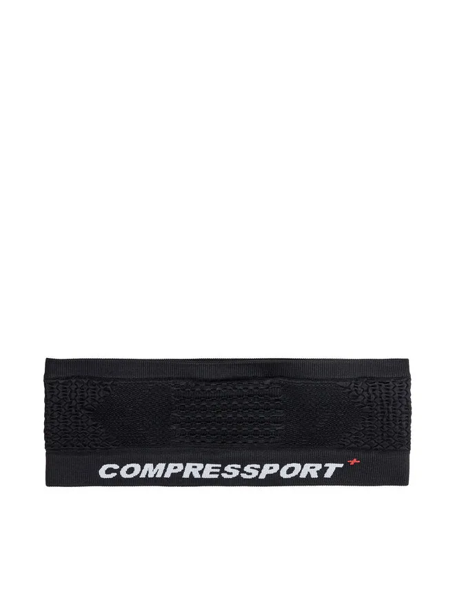 Compressport Κορδέλα μαλλιών · Μαύρο