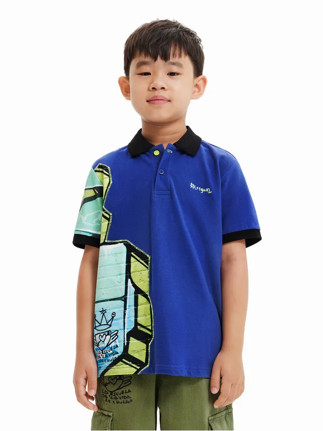 Desigual Polo · Σκούρο μπλε