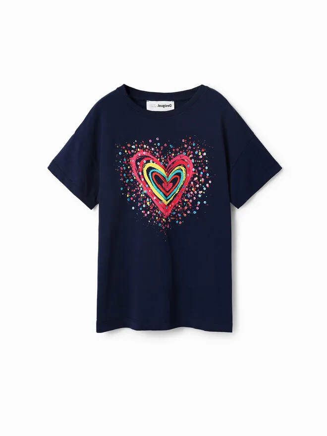 Desigual T-Shirt · Σκούρο μπλε