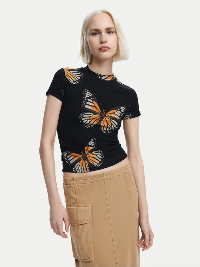 Desigual T-Shirt · Μαύρο