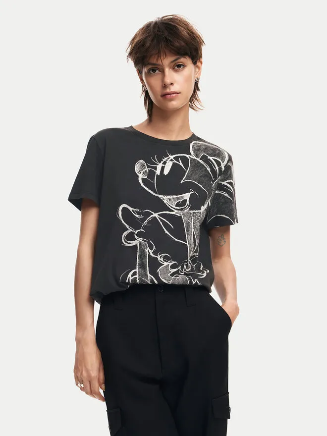 Desigual T-Shirt · Μαύρο