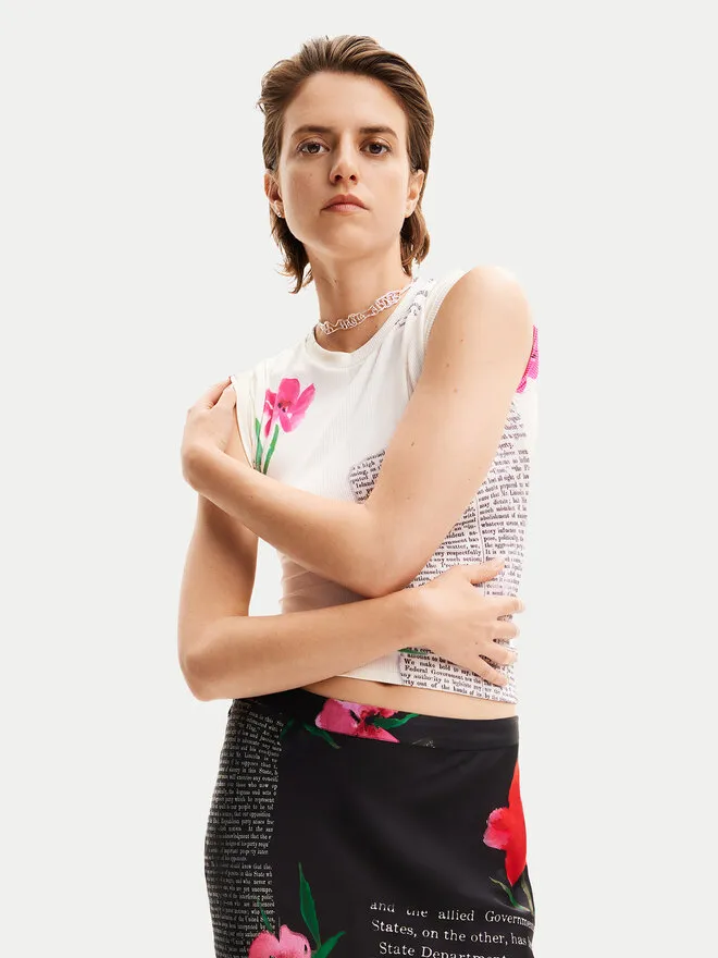 Desigual T-Shirt · Λευκό