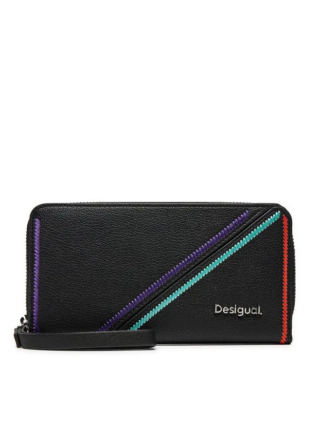 Desigual Μεγάλο Πορτοφόλι Γυναικείο · Μαύρο