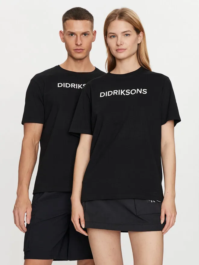 Didriksons T-Shirt · Μαύρο