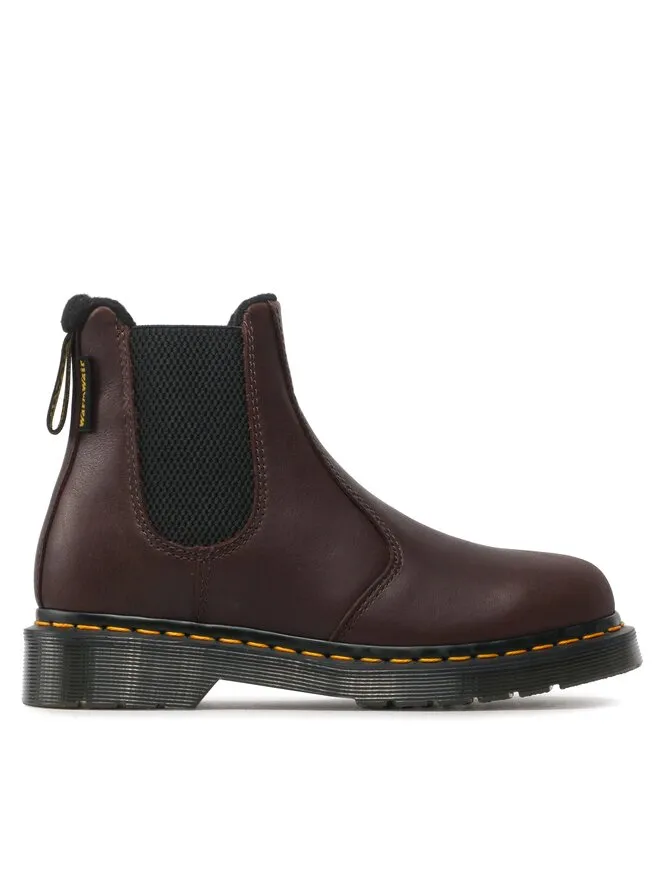Dr. Martens Μποτάκια με λάστιχο · Μπορντό
