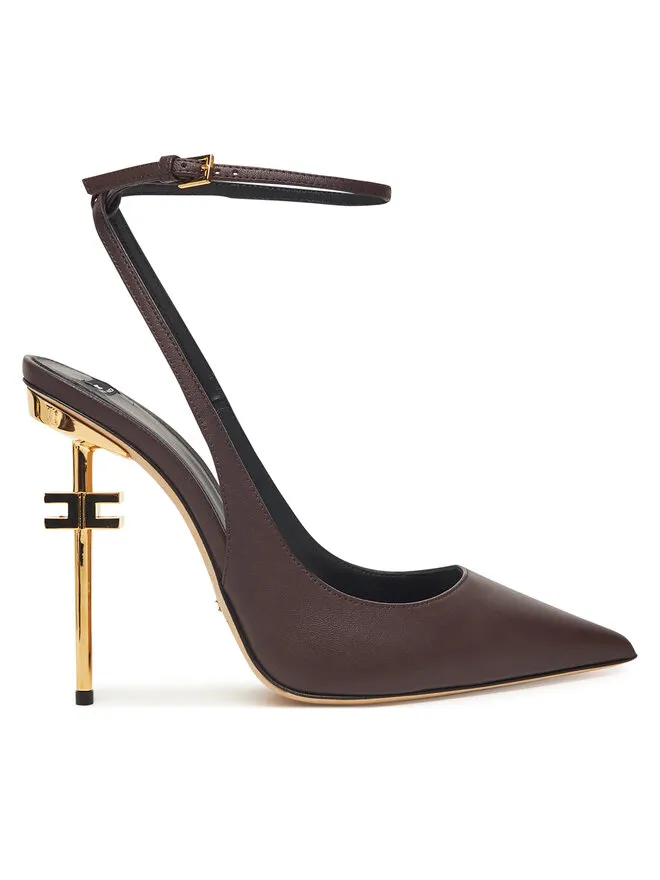 Elisabetta Franchi Σανδάλια · Καφέ · 10.5 cm
