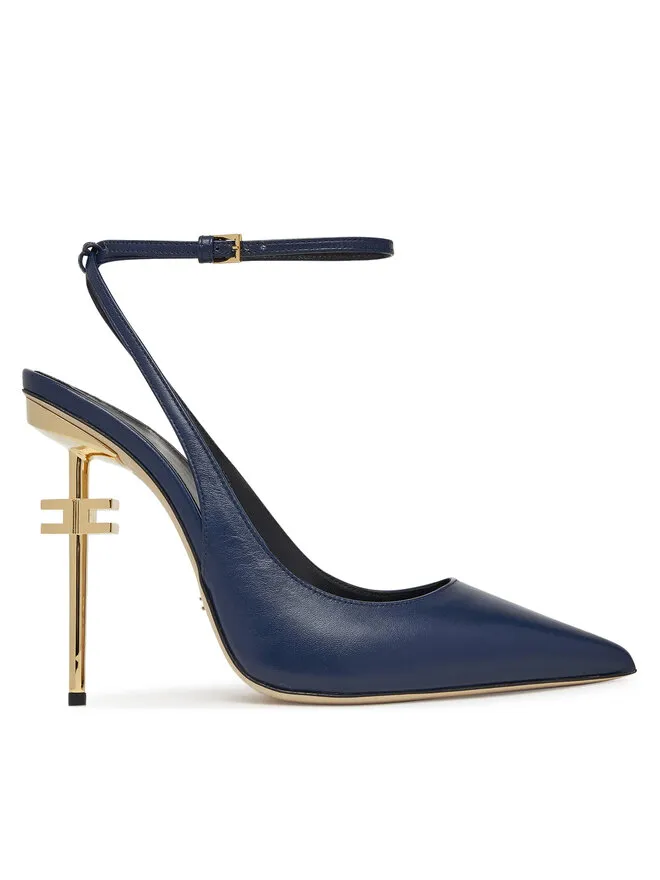 Elisabetta Franchi Σανδάλια · Σκούρο μπλε · 10.5 cm