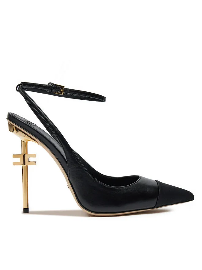 Elisabetta Franchi Σανδάλια · Μαύρο · 10.5 cm