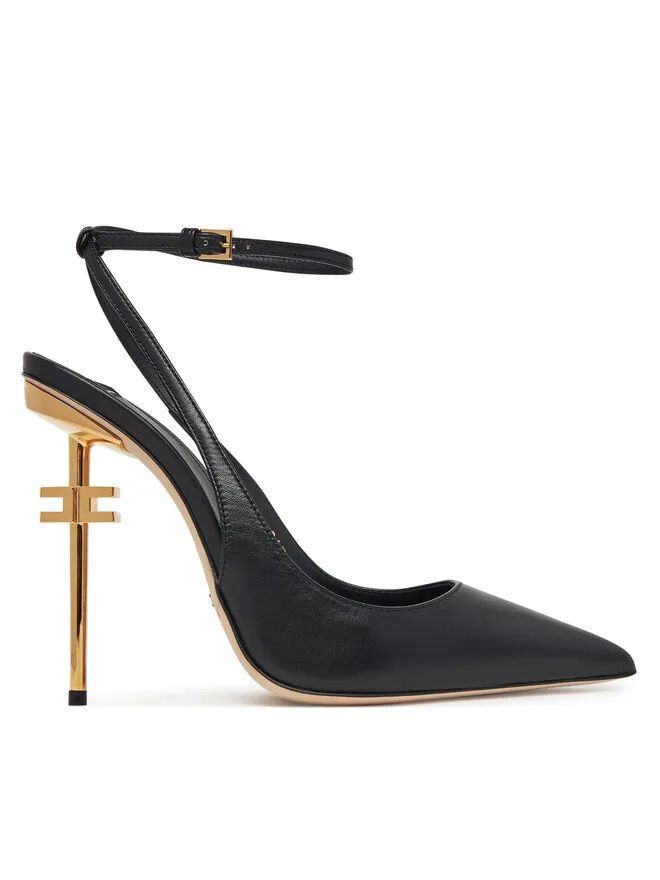Elisabetta Franchi Σανδάλια · Μαύρο · 10.5 cm