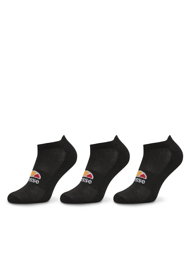 Ellesse Σετ 3 ζευγάρια κάλτσες σοσόνια unisex · Μαύρο