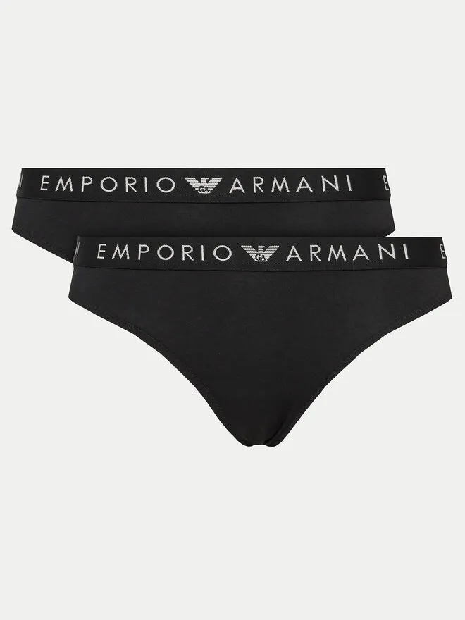 Emporio Armani Underwear Σετ 2 τεμάχια σλιπ brazil · Μαύρο