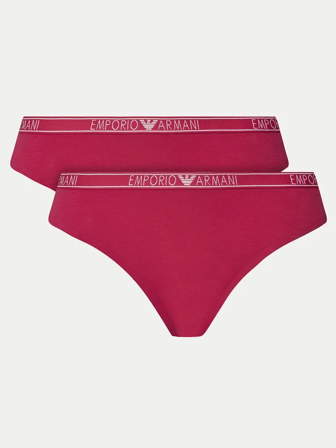 Emporio Armani Underwear Σετ 2 τεμάχια σλιπ brazil · Ροζ