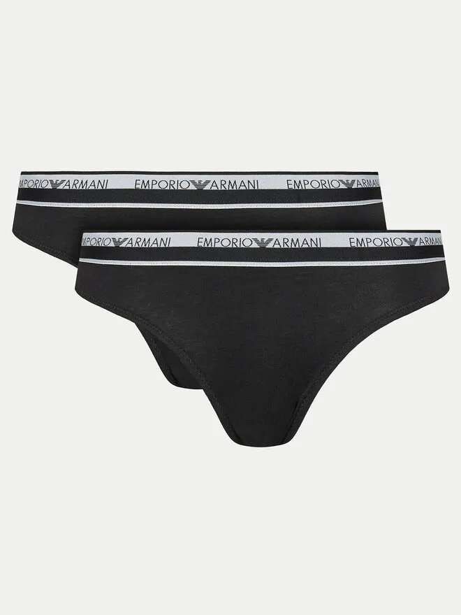 Emporio Armani Underwear Σετ 2 τεμάχια σλιπ brazil · Μαύρο