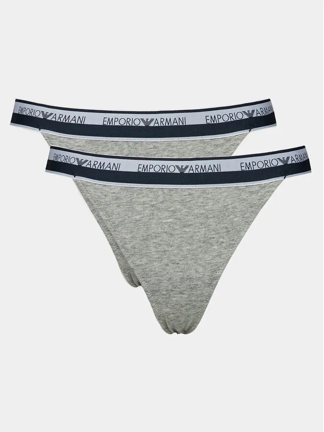Emporio Armani Underwear Σετ 2 τεμάχια στρίνγκ · Γκρι