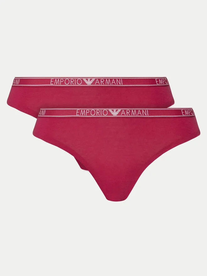 Emporio Armani Underwear Σετ 2 τεμάχια στρίνγκ · Ροζ