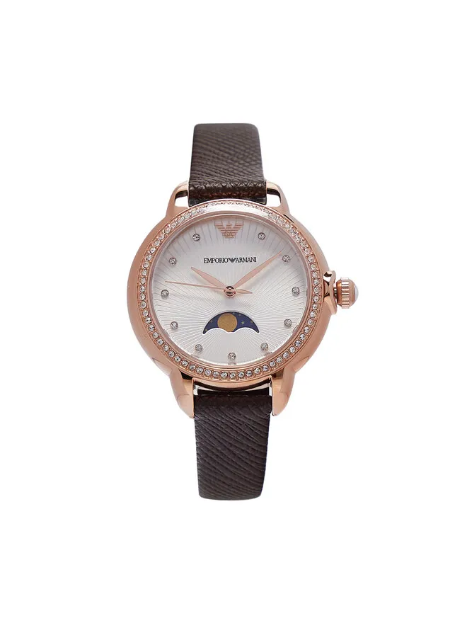 Emporio Armani Ρολόι · Καφέ