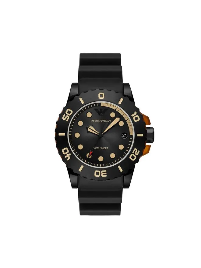 Emporio Armani Ρολόι · Μαύρο
