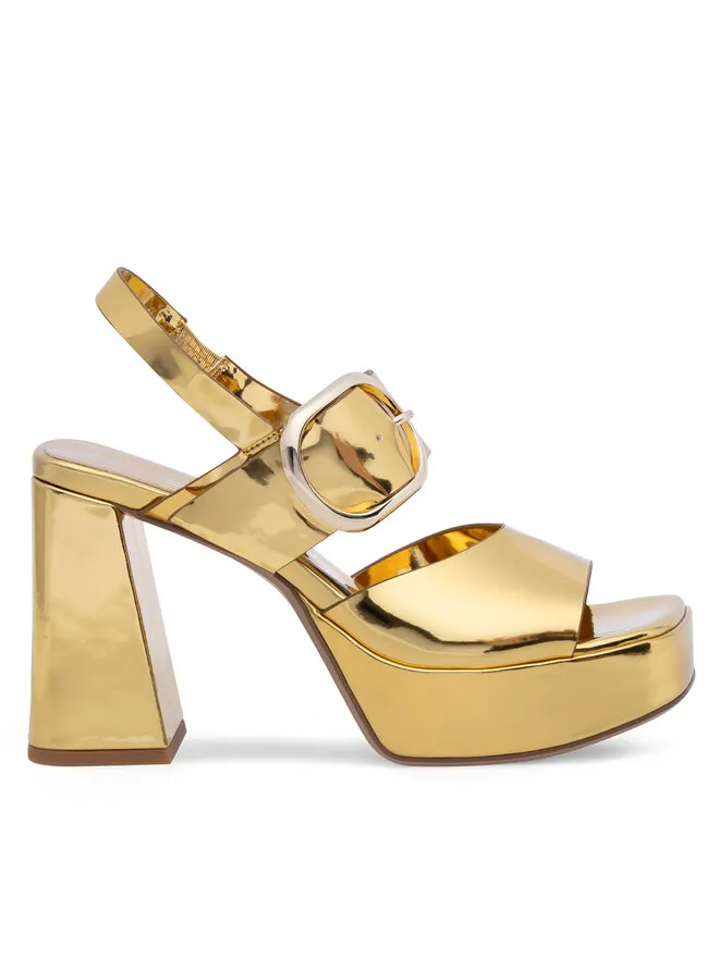 Eva Minge Σανδάλια · Χρυσό · 10.5 cm