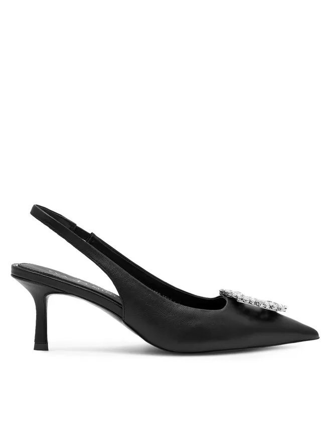 Eva Minge Σανδάλια · Μαύρο · 6.5 cm