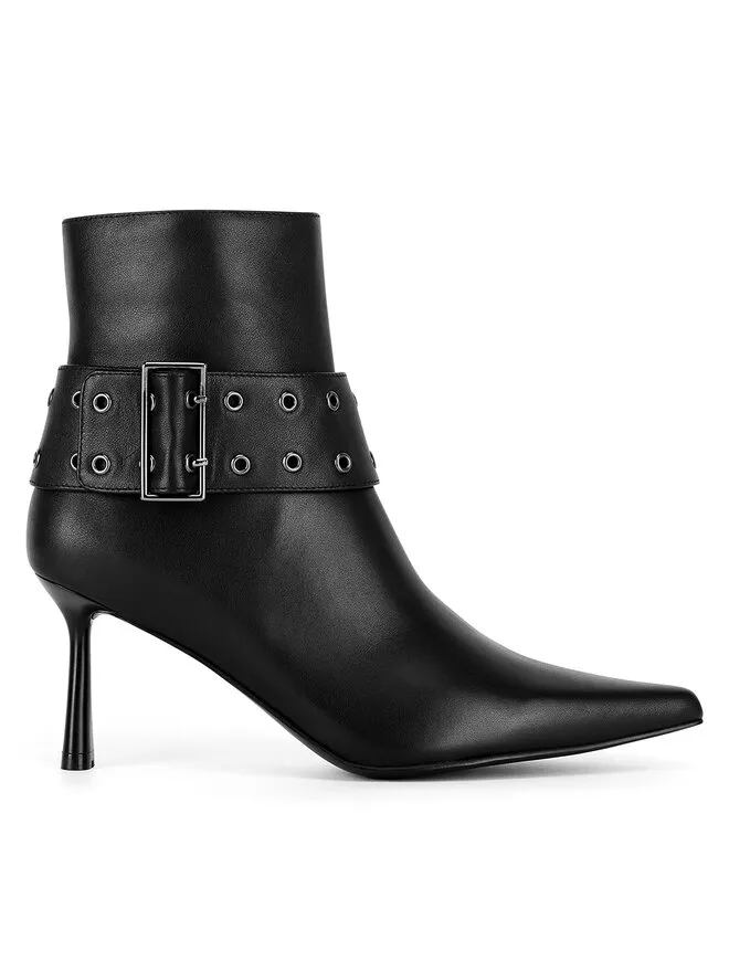 Eva Minge Μποτάκια · Μαύρο · 7.5 cm