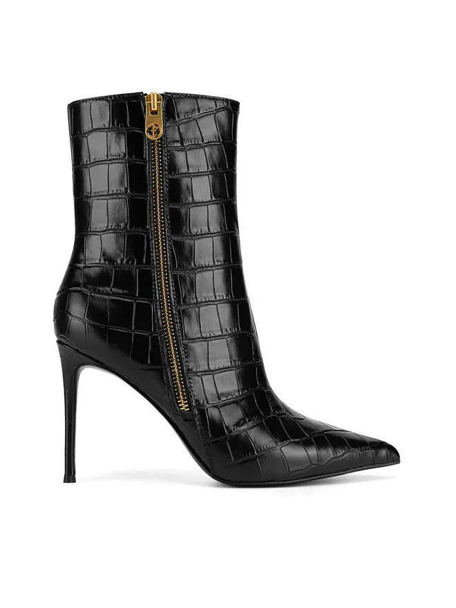 Eva Minge Μποτάκια · Μαύρο · 9.5 cm