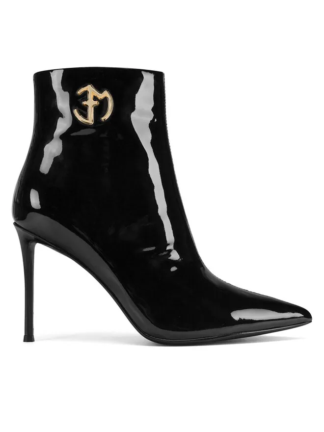 Eva Minge Μποτάκια · Μαύρο · 9.5 cm
