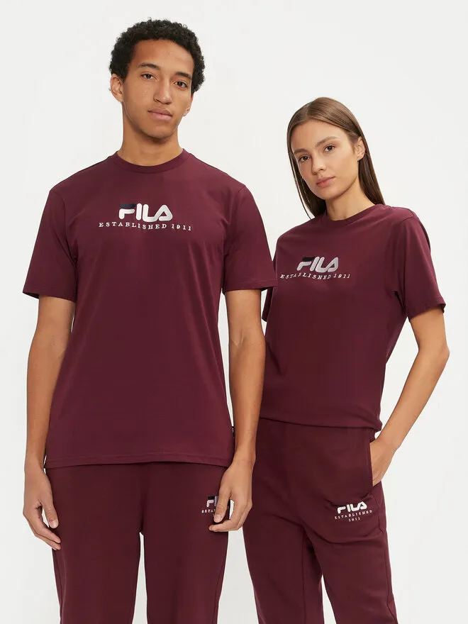 Fila T-Shirt · Μπορντό