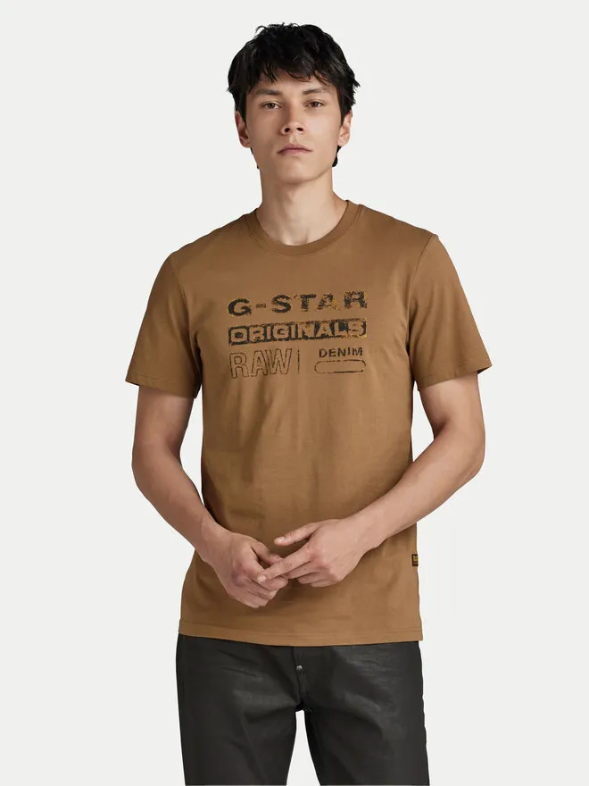 G-Star Raw T-Shirt · Καφέ