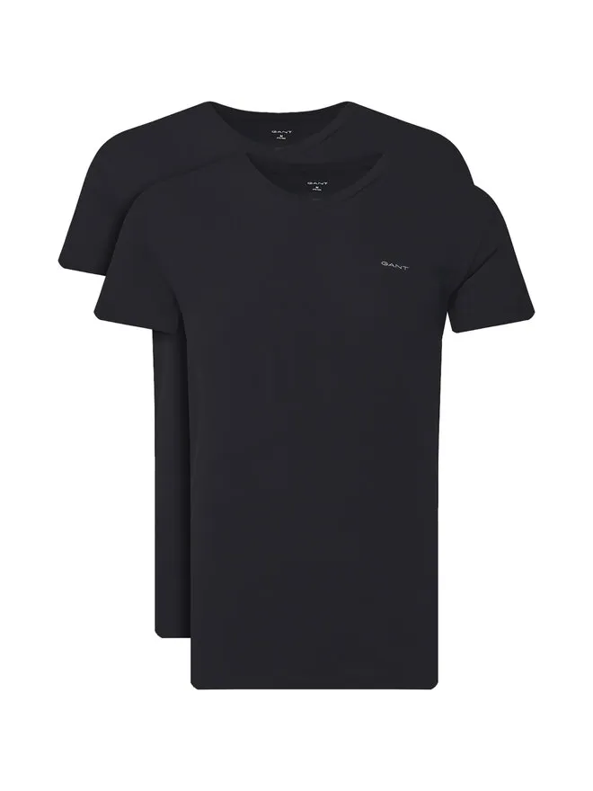 Gant Σετ 2 T-Shirts · Μαύρο