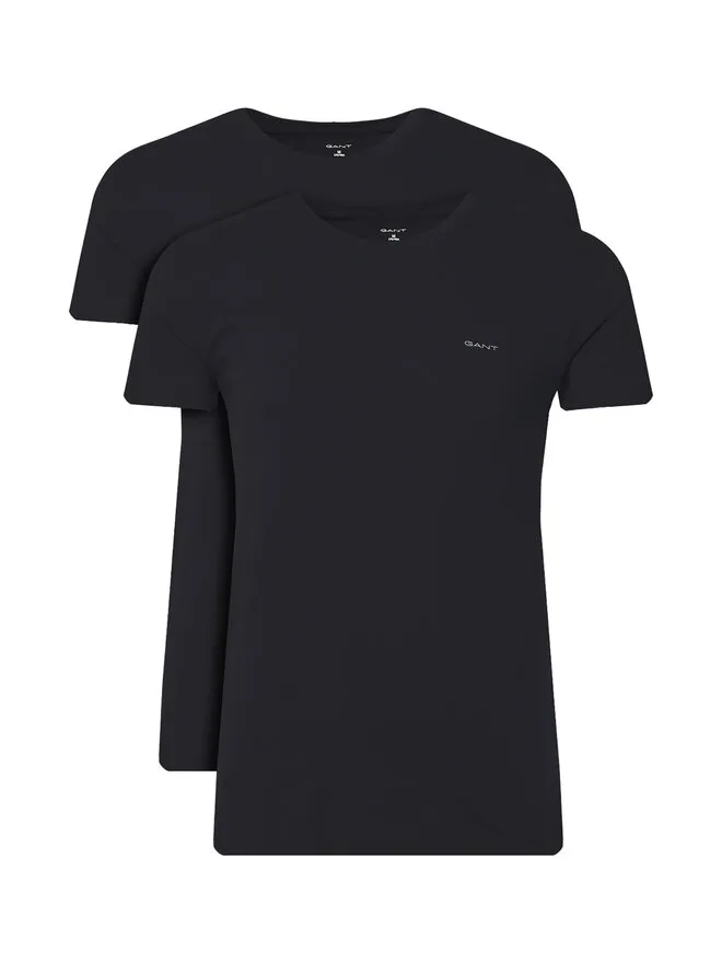 Gant Σετ 2 T-Shirts · Μαύρο
