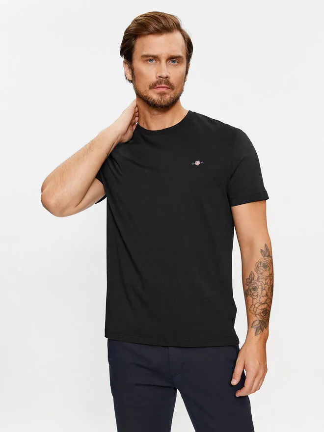 Gant T-Shirt · Μαύρο