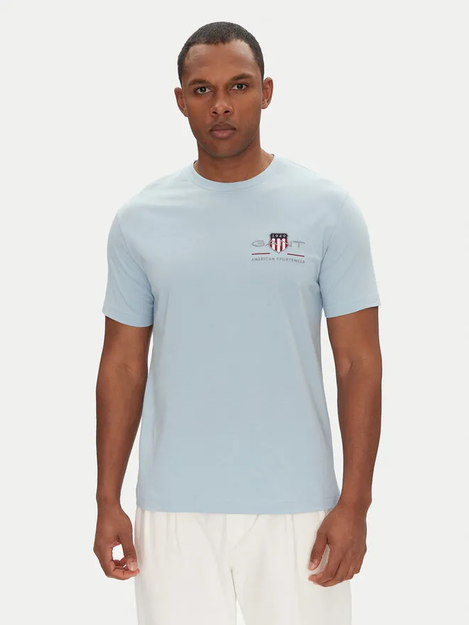 Gant T-Shirt · Γαλάζιο