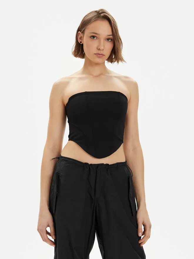 Gina Tricot Τοπ · Μαύρο