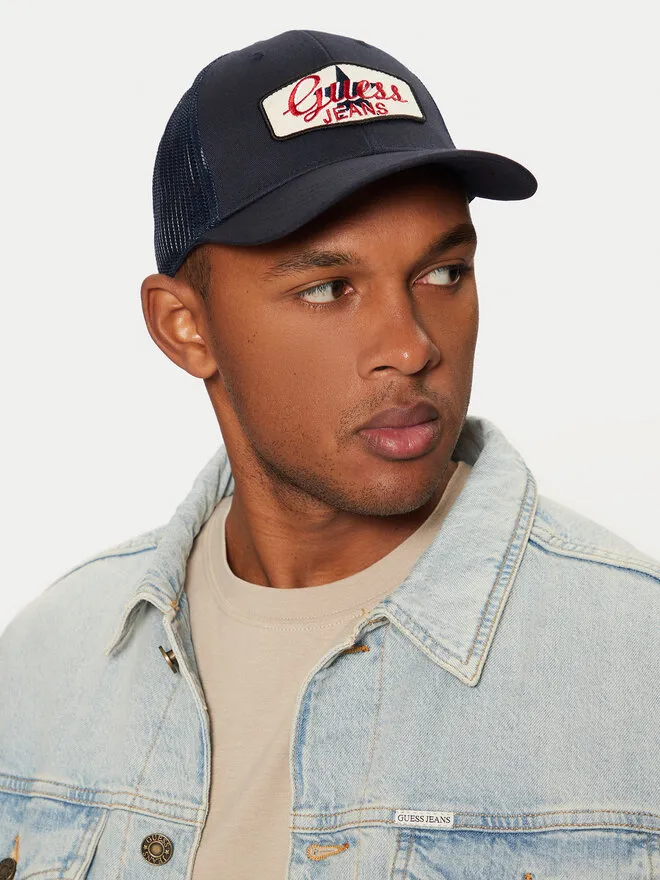 Guess Jeans Καπέλο Jockey · Σκούρο μπλε
